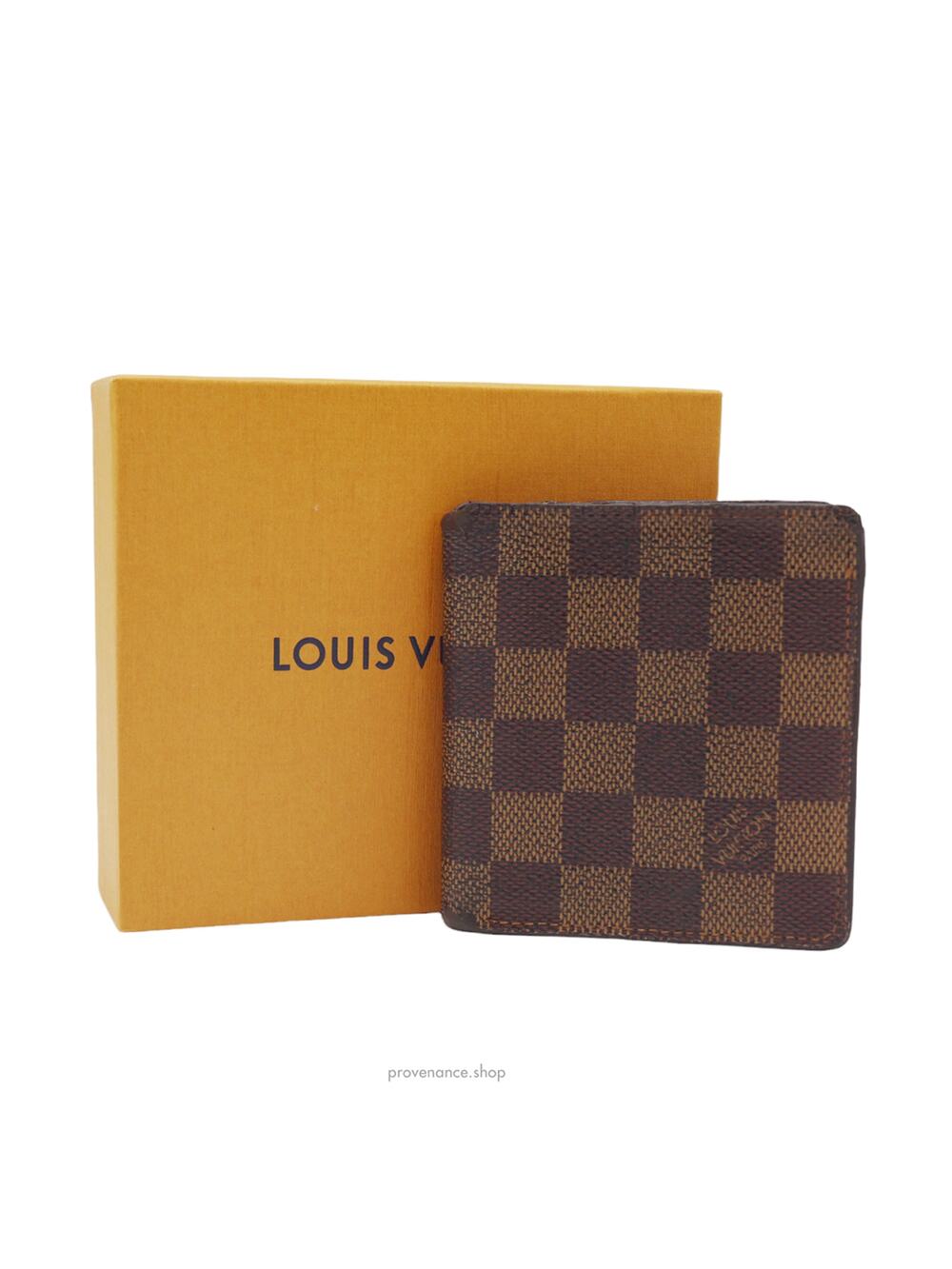 🔴 Louis Vuitton 6CC Bifold Wallet - Damier Ebene